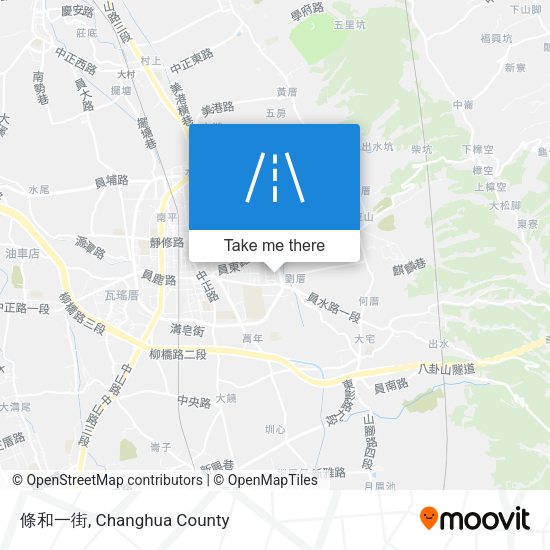 條和一街地圖