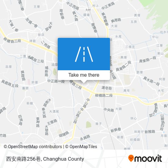 西安南路256巷地圖