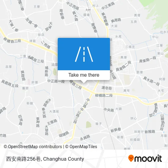 西安南路256巷地圖