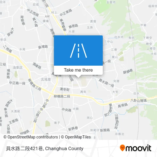 員水路二段421巷地圖