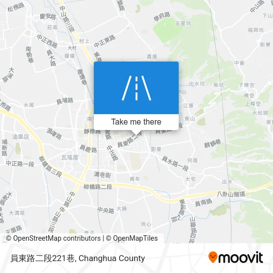 員東路二段221巷地圖