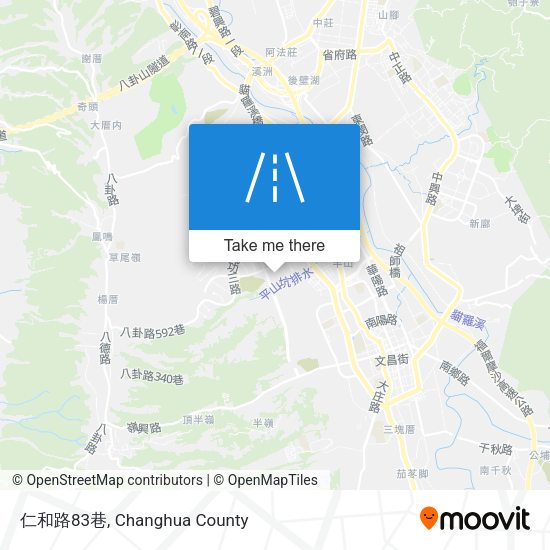 仁和路83巷地圖