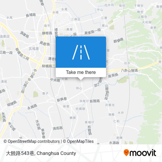 大饒路543巷地圖