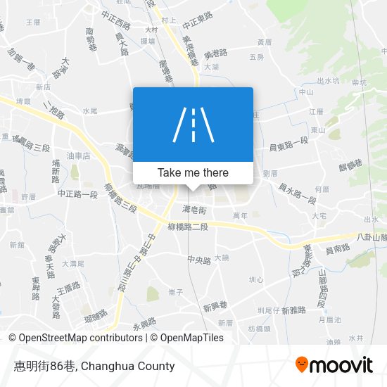 惠明街86巷地圖