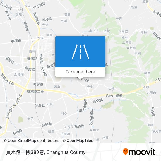 員水路一段389巷地圖
