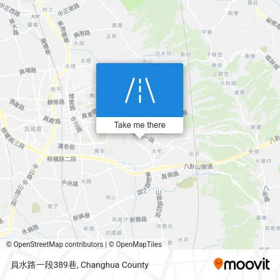 員水路一段389巷 map