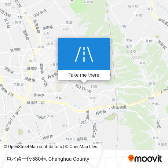 員水路一段580巷地圖