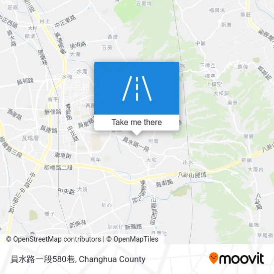 員水路一段580巷地圖