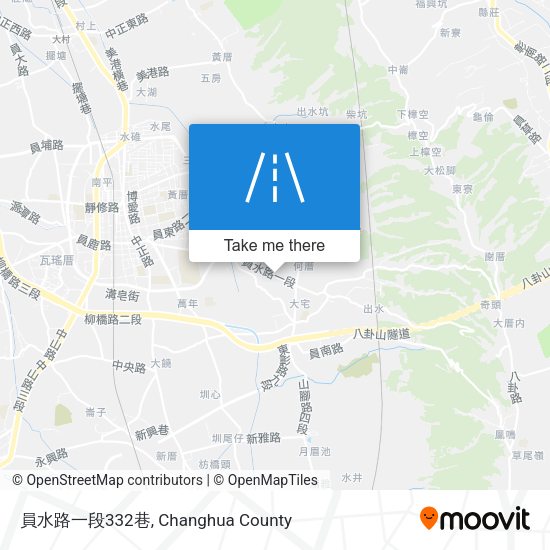 員水路一段332巷地圖
