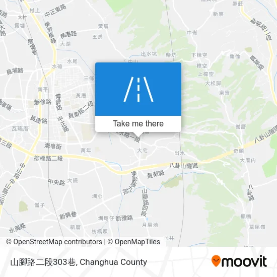 山腳路二段303巷 map