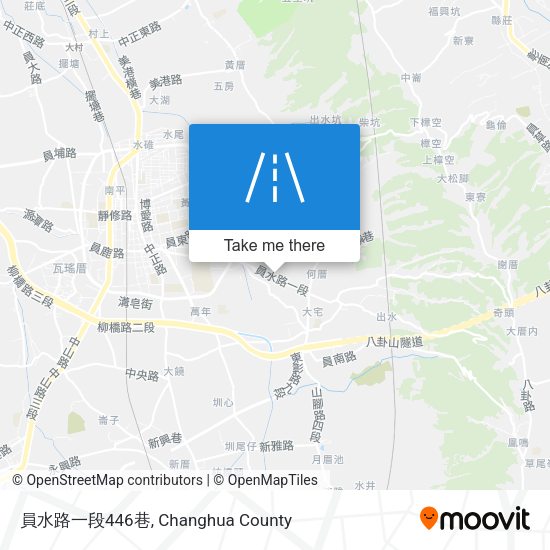 員水路一段446巷 map