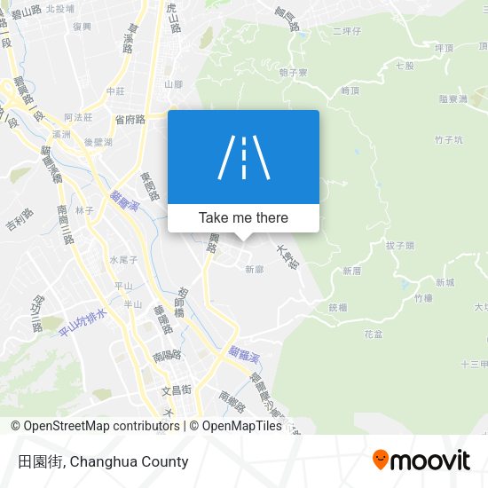 田園街地圖