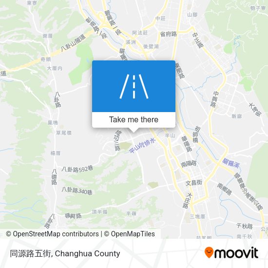 同源路五街 map