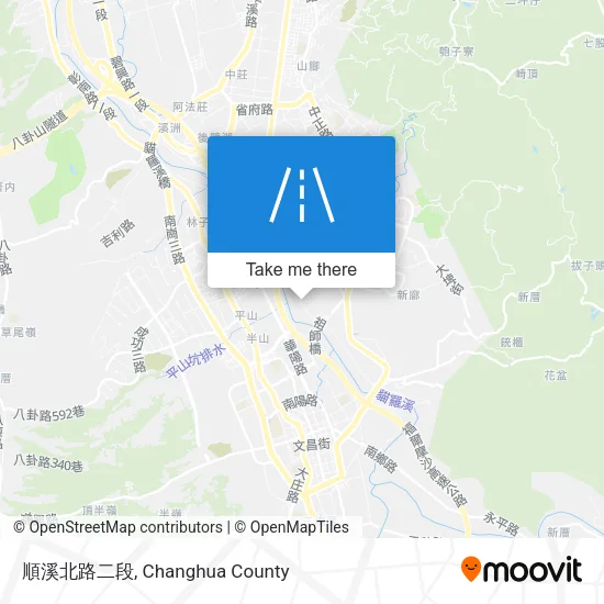 順溪北路二段地圖