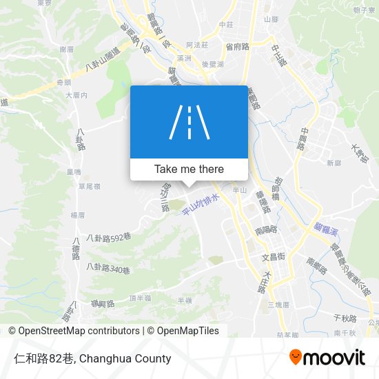 仁和路82巷地圖