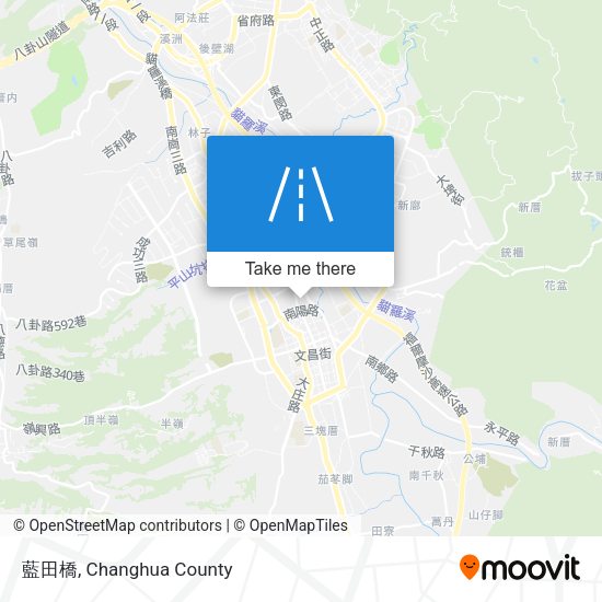 藍田橋 map