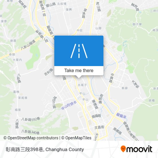 彰南路三段398巷地圖