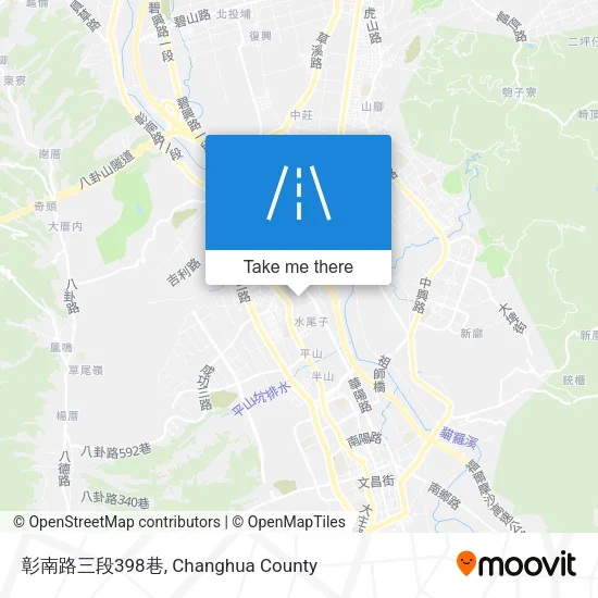 彰南路三段398巷地圖