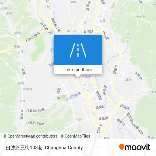 自強路三街103巷地圖