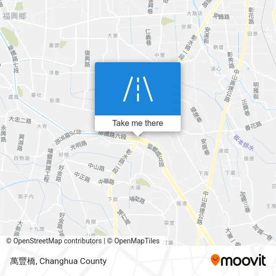 萬豐橋地圖