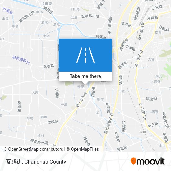 瓦磘街 map