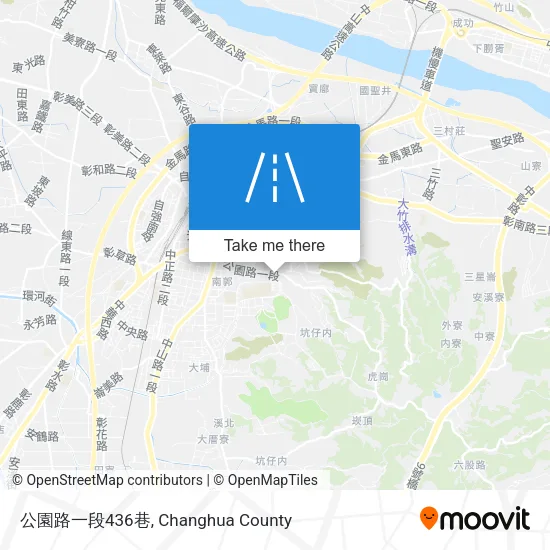 公園路一段436巷地圖