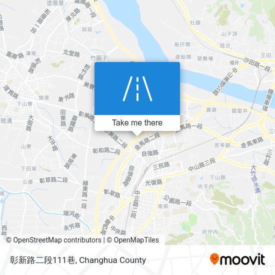 彰新路二段111巷地圖