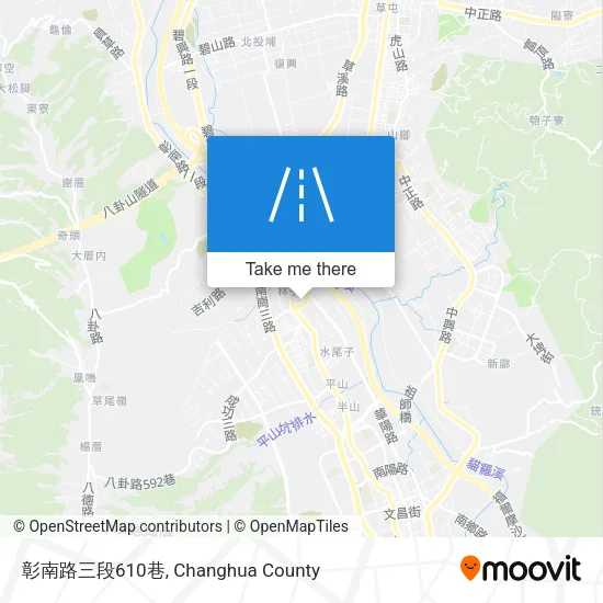彰南路三段610巷地圖