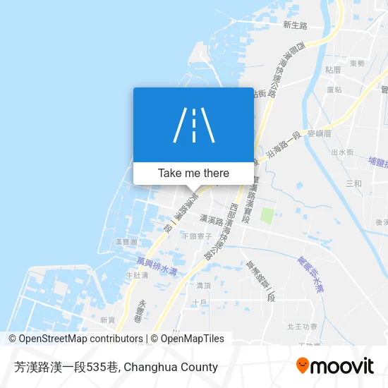 芳漢路漢一段535巷地圖