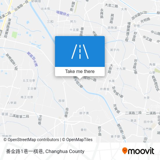 番金路1巷一橫巷地圖