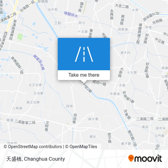 天盛橋 map