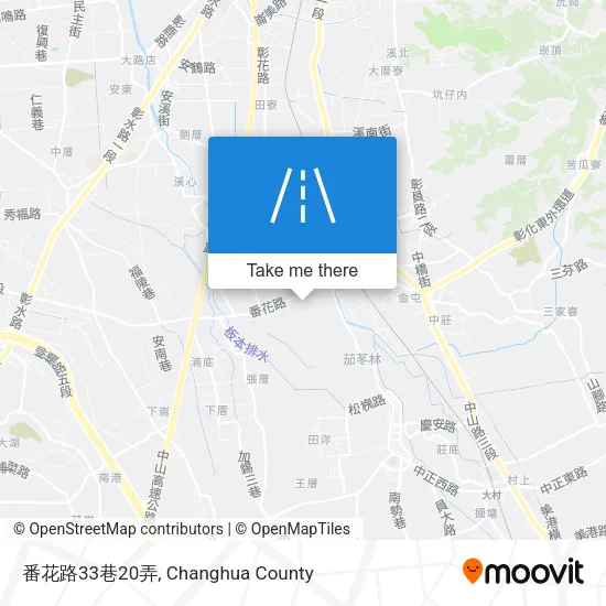番花路33巷20弄地圖