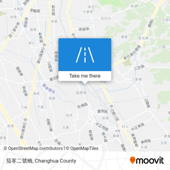 茄苳二號橋 map