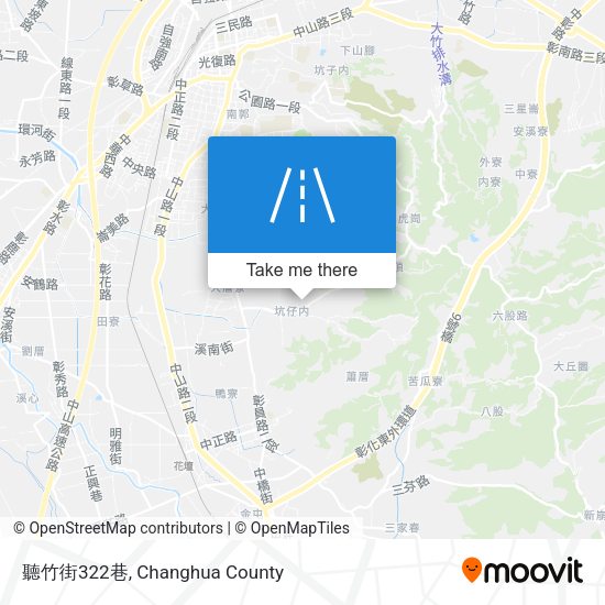 聽竹街322巷 map
