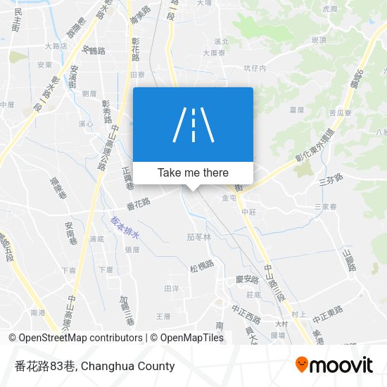 番花路83巷地圖