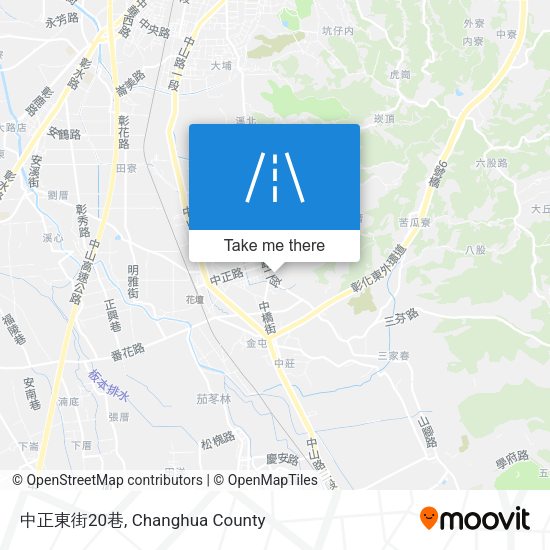 中正東街20巷 map