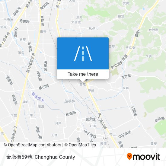金墩街69巷地圖