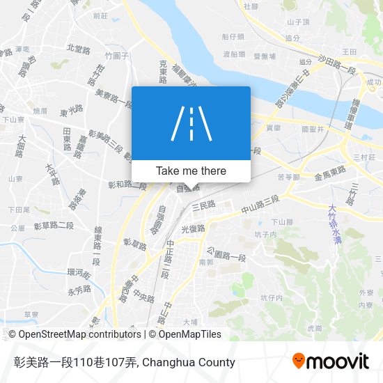 彰美路一段110巷107弄地圖