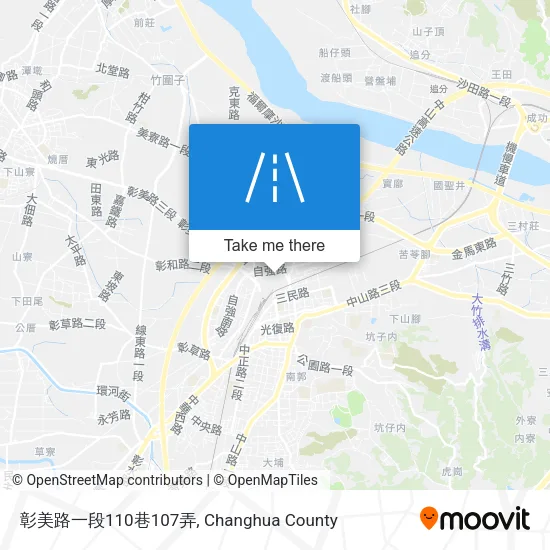 彰美路一段110巷107弄地圖