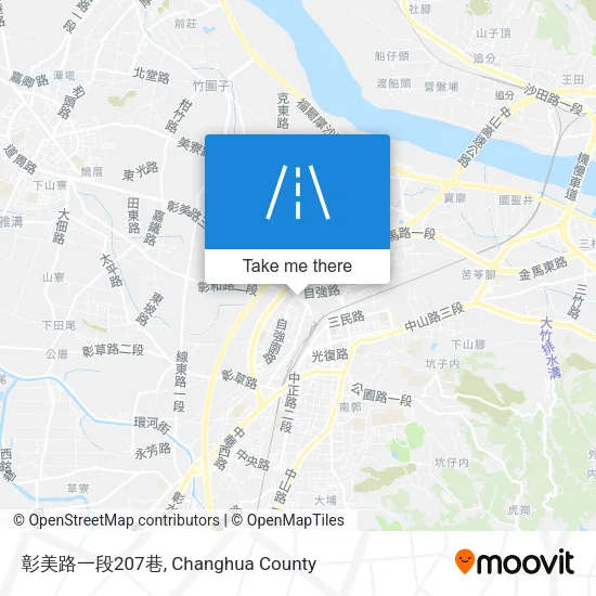 彰美路一段207巷地圖