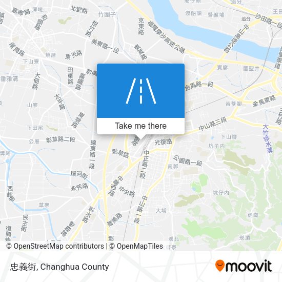 忠義街 map