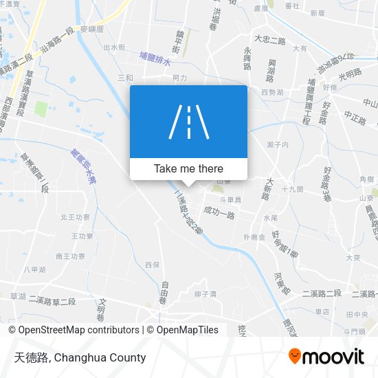 天德路 map