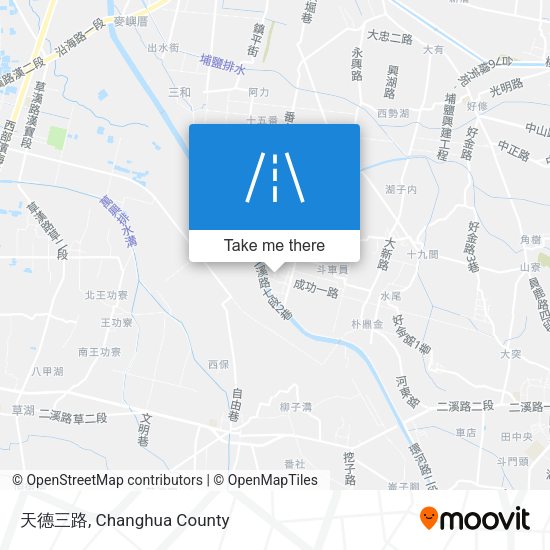 天德三路 map