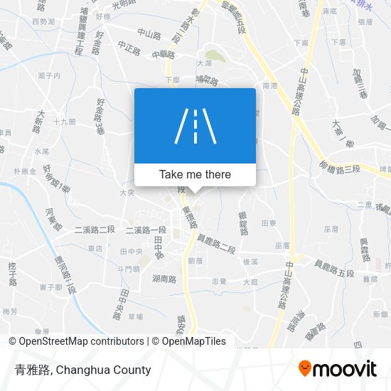 青雅路 map