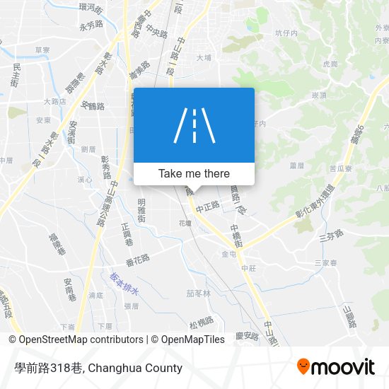 學前路318巷 map