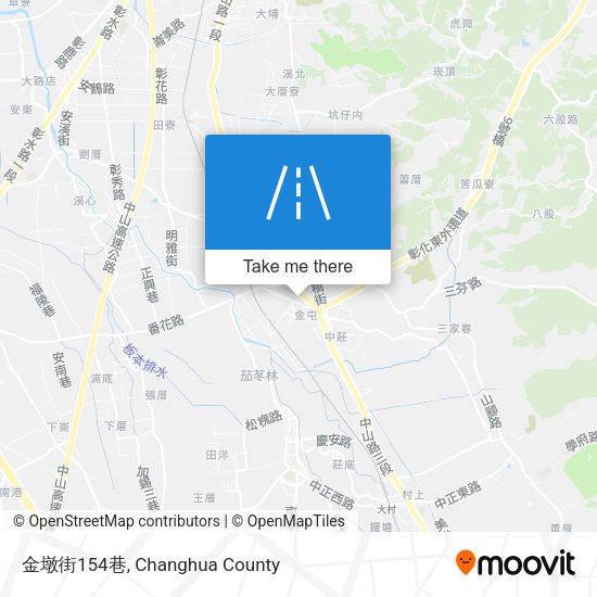 金墩街154巷地圖