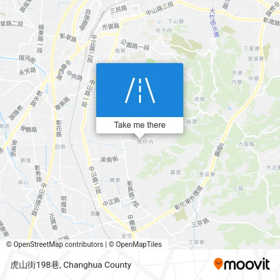 虎山街198巷地圖