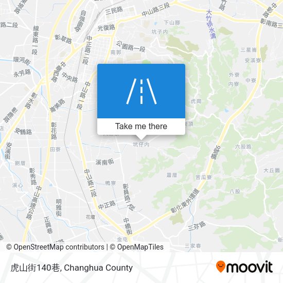 虎山街140巷地圖