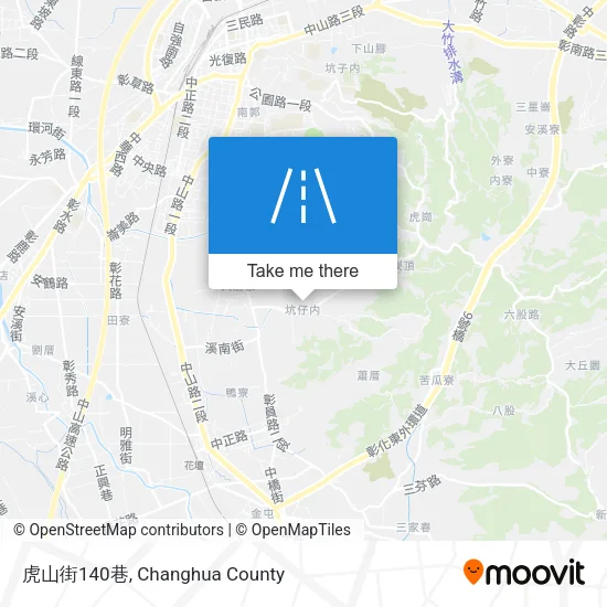 虎山街140巷地圖