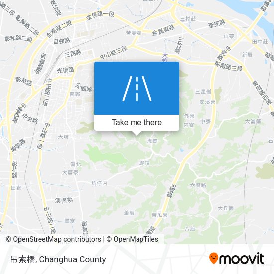 吊索橋地圖